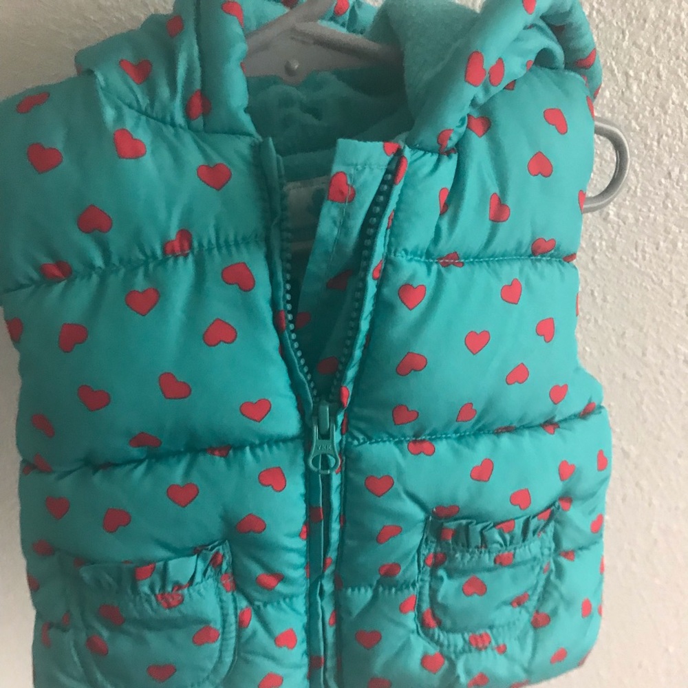 Vest with hearts